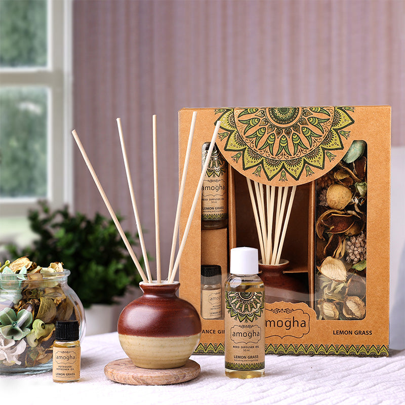 IRIS Amogha Lemongrass Fragrance Gift Set