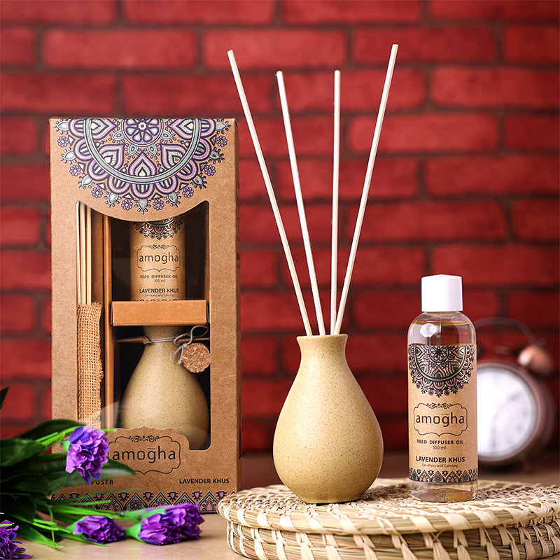 IRIS Amogha Lavender Khus Reed Diffuser