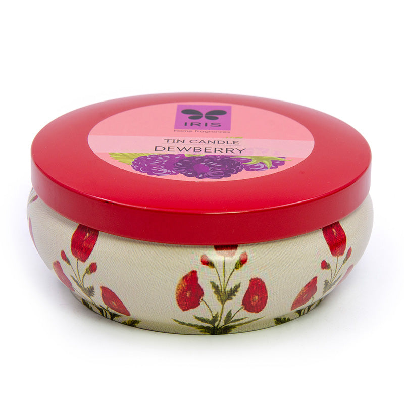 IRIS Dewberry Fragranced Tin Candle