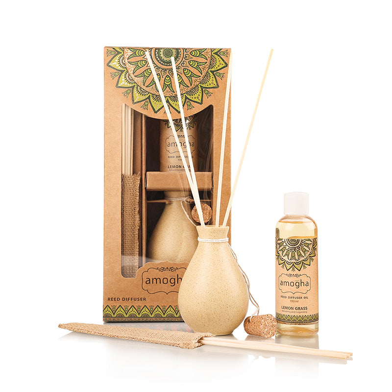 IRIS Amogha Lemongrass Reed Diffuser Set 103