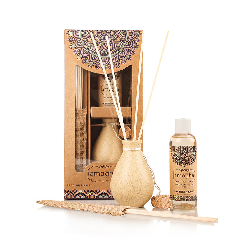 IRIS Amogha Lavender Khus Reed Diffuser