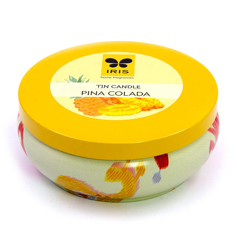 IRIS Pina Colada Fragranced Tin Candle