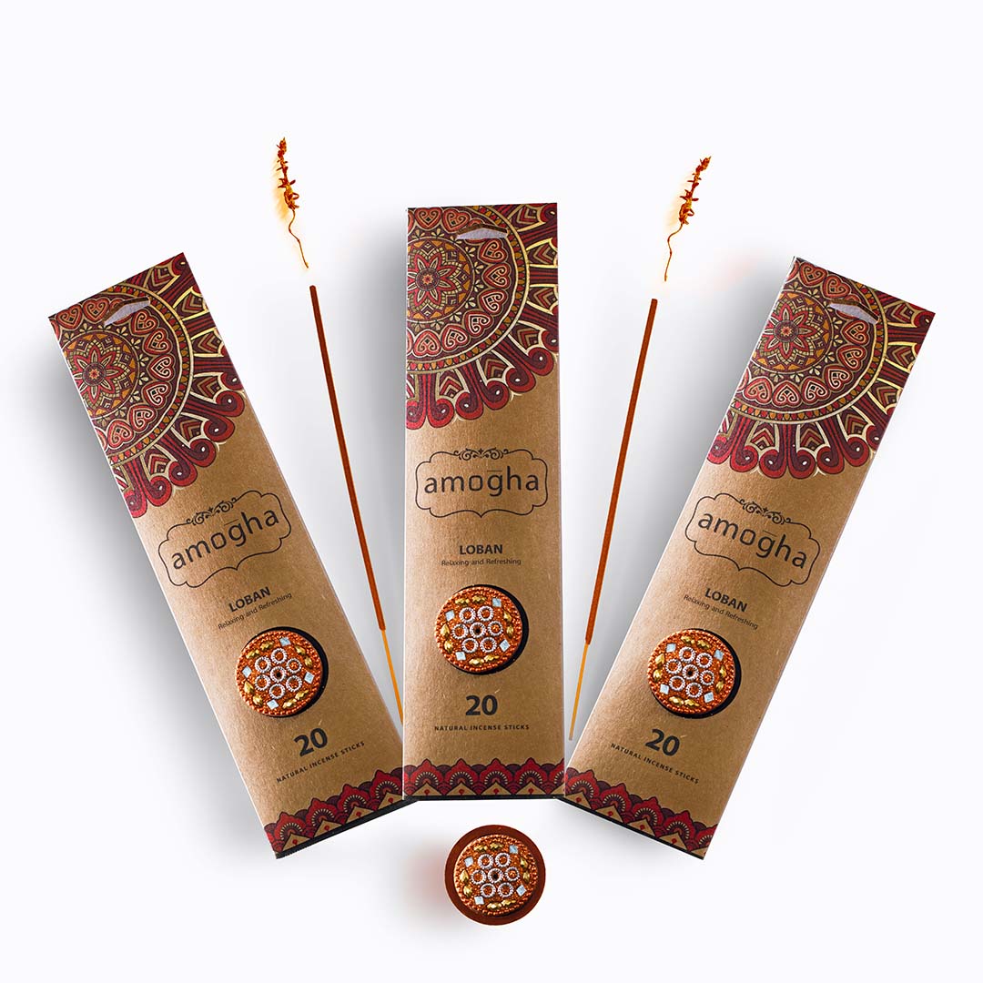 Amogha incense Sticks- Loban (Set of 3)