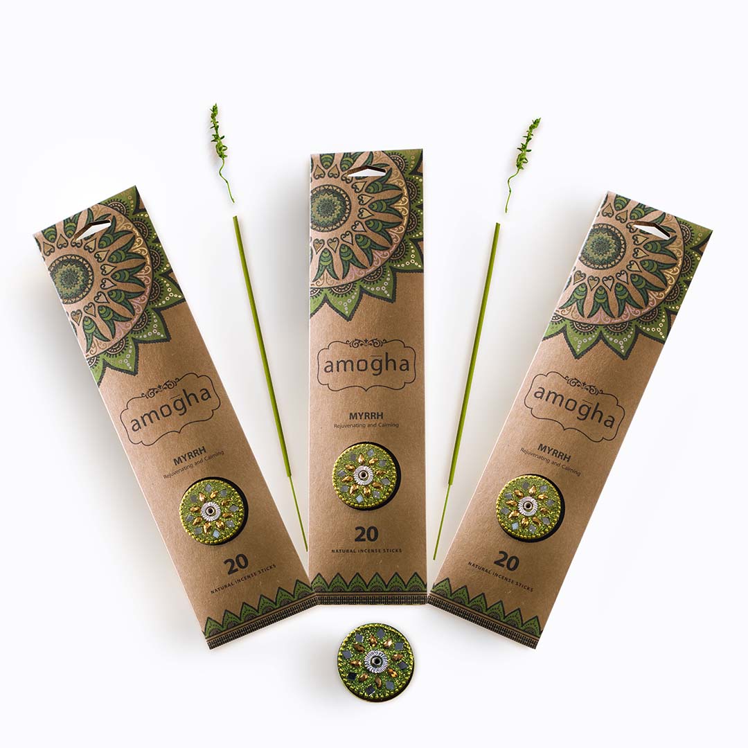 Amogha incense Sticks- Myrrh (Set of 3)