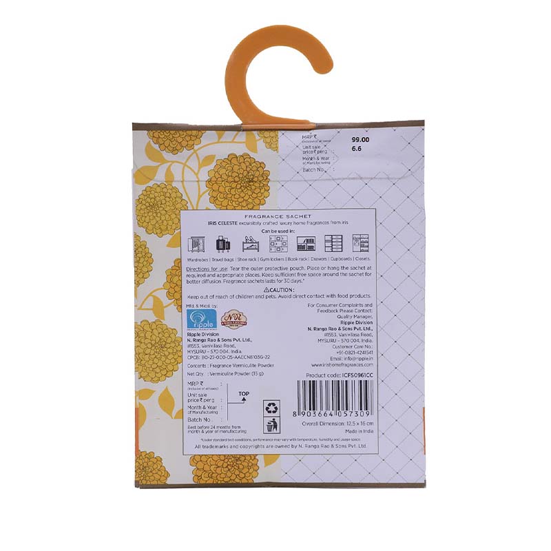 IRIS Celeste Fragrance Sachet – Choco Orange