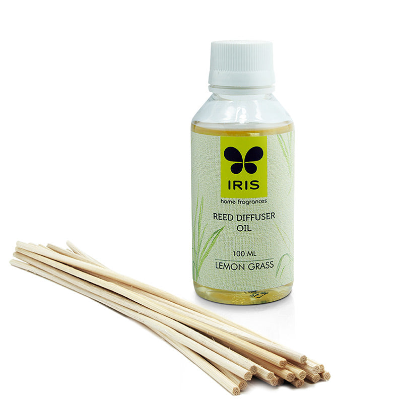 IRIS Lemongrass Reed Diffuser Refill Set 191