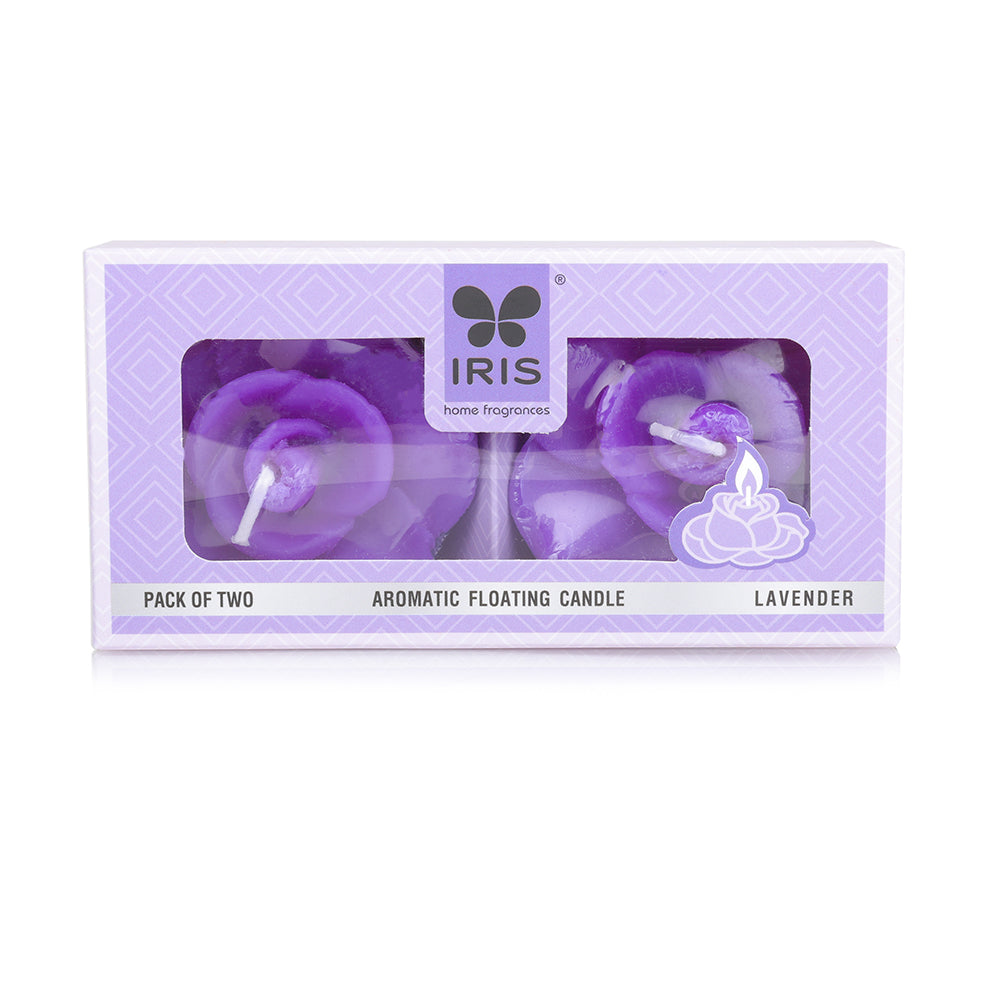 IRIS Lavender Aromatic Floating Candles