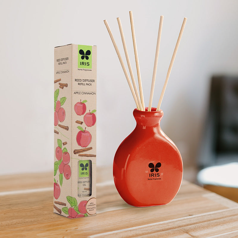 IRIS Apple Cinnamon Reed Diffuser Refill Set 191