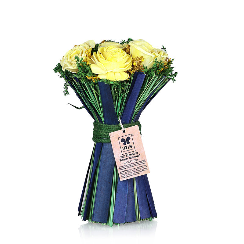 Self Standing Flower Bouquet- Yellow