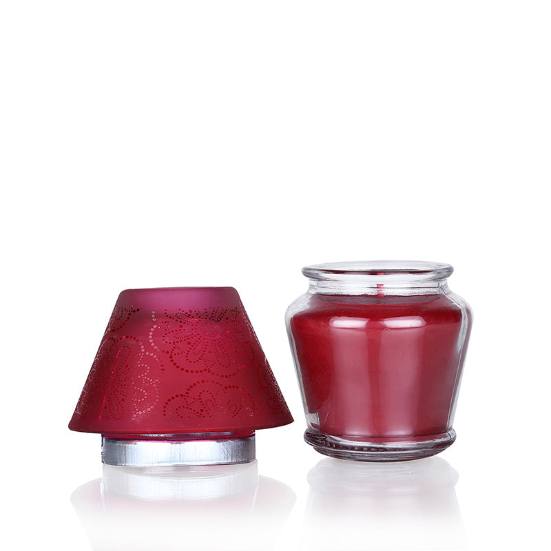 Lamp Shade Fragranced Candle- Raspberry