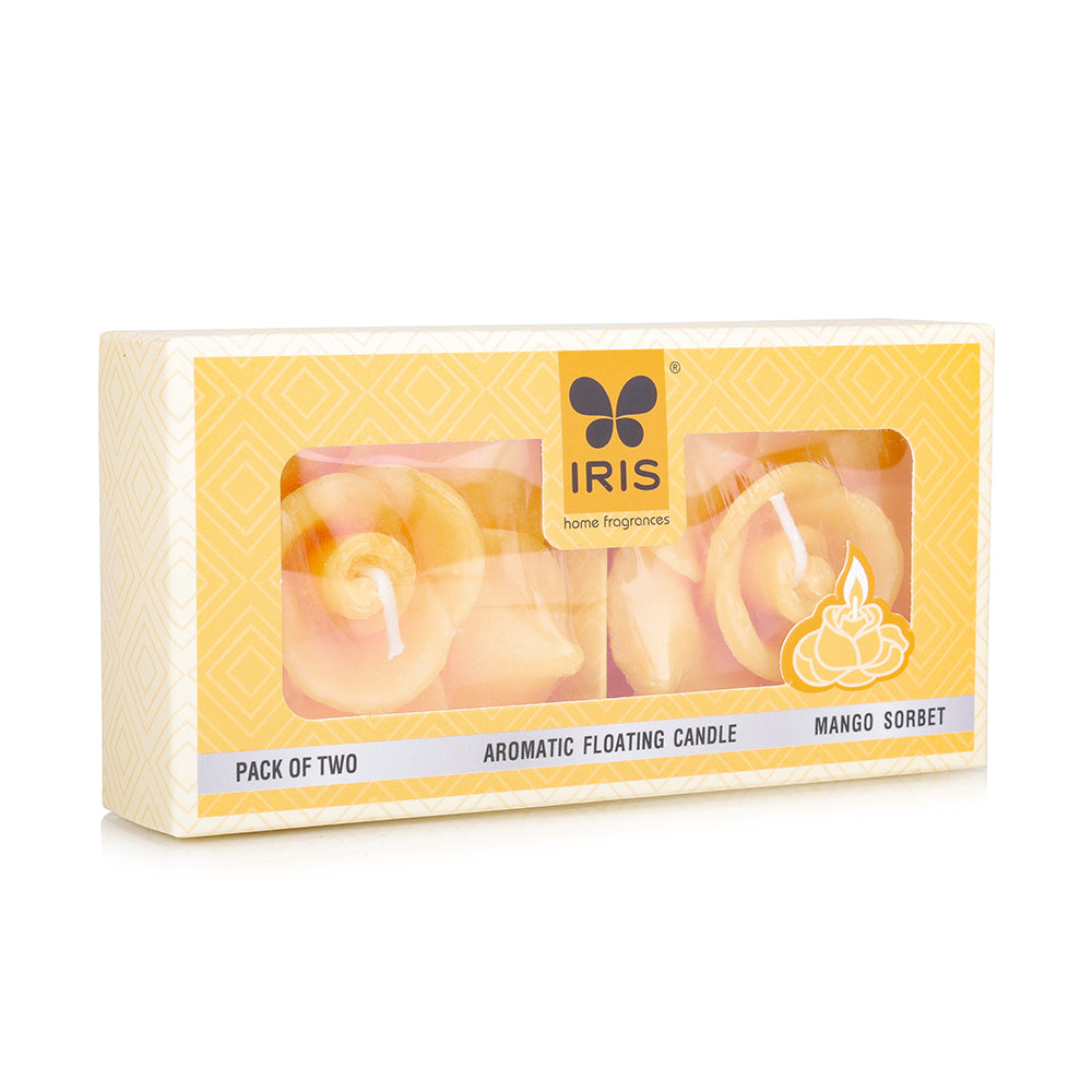 IRIS Mango Sorbet Aromatic Floating Candles