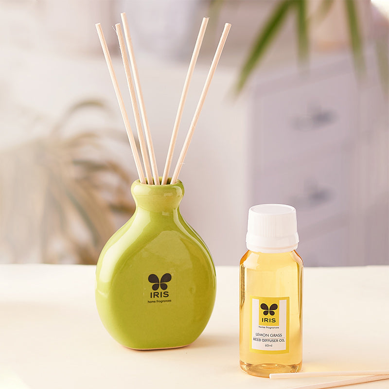 IRIS Lemongrass Reed Diffuser Set 194