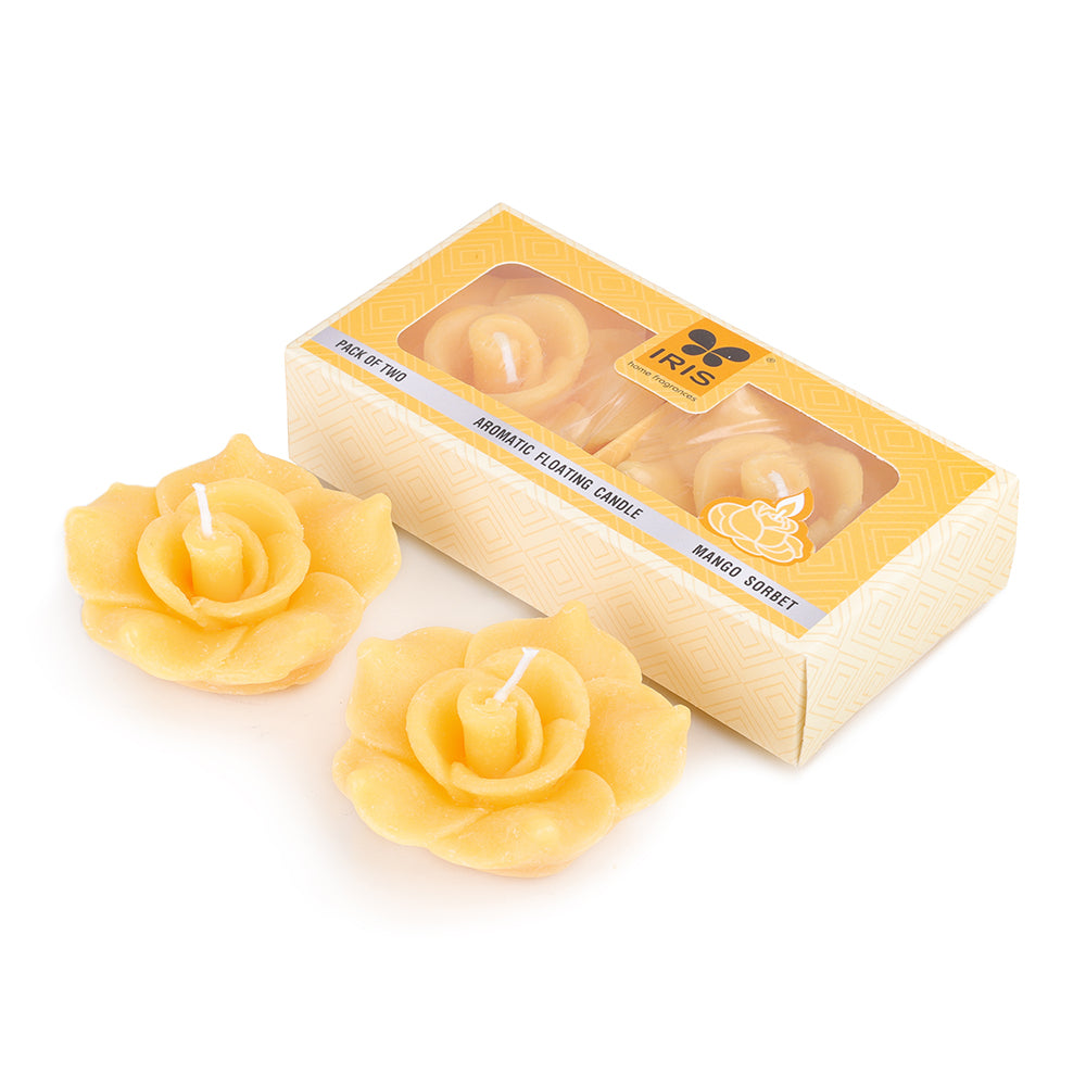 IRIS Mango Sorbet Aromatic Floating Candles