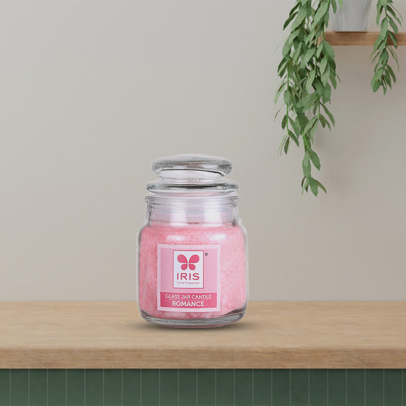 Glass Jar Candle- Romance