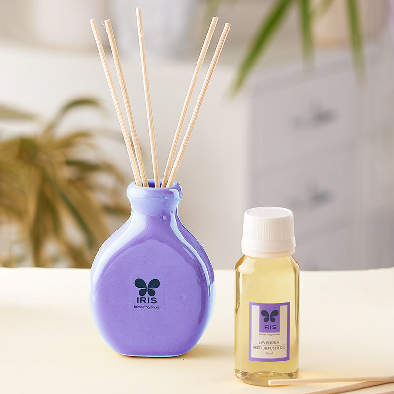 IRIS Lavender Reed Diffuser Set 194