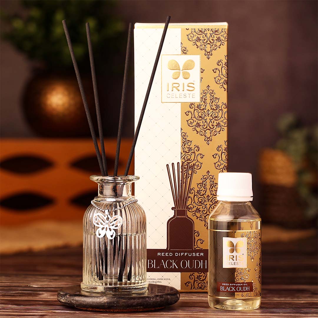 IRIS Black Oudh Reed Diffuser