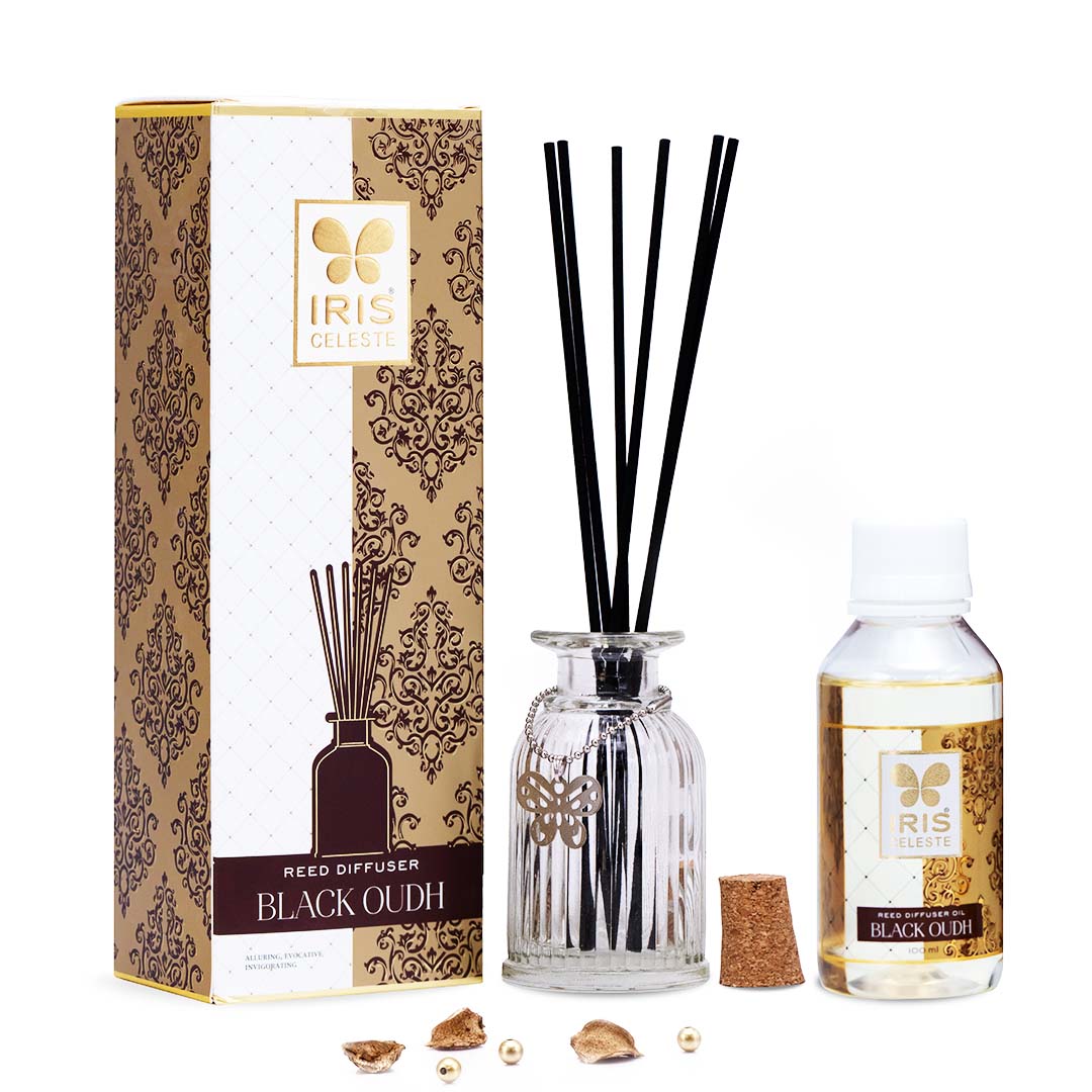 IRIS Black Oudh Reed Diffuser