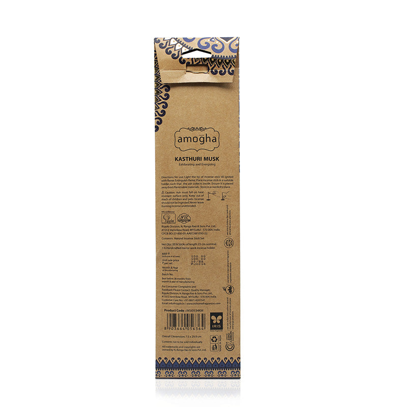 Amogha Kasthuri Musk Incense Sticks