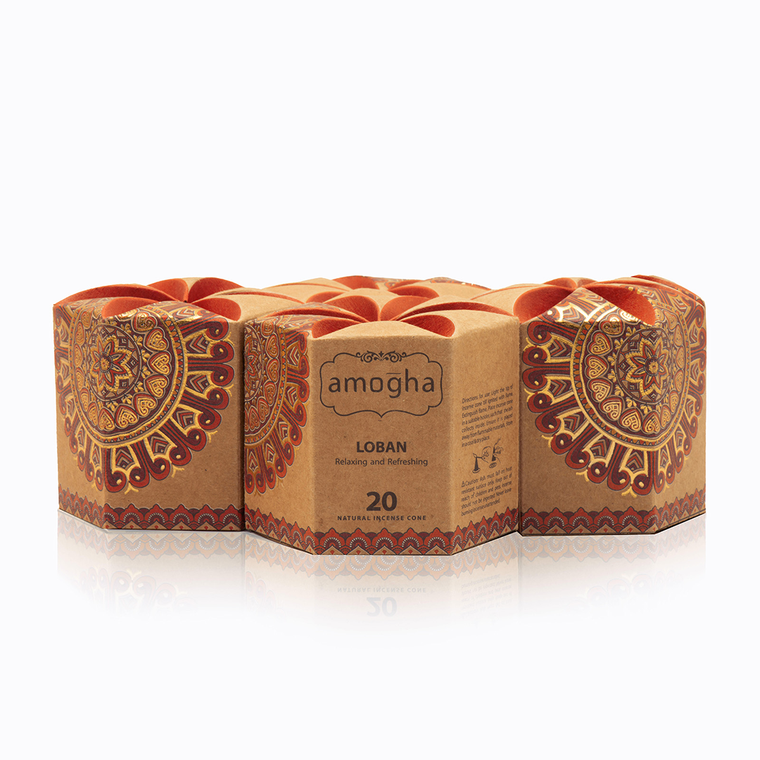 Amogha incense cones- Loban (Set of 4)