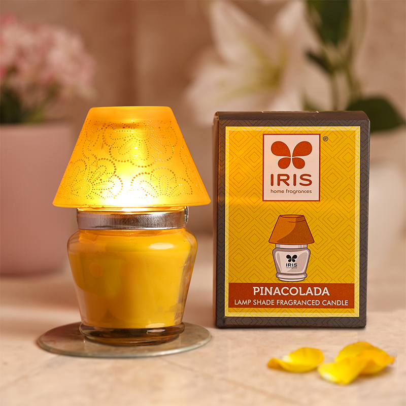 Lamp Shade Fragranced Candle- Pina colada